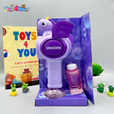 UNICORN COLORFUL BUBBLE GUN